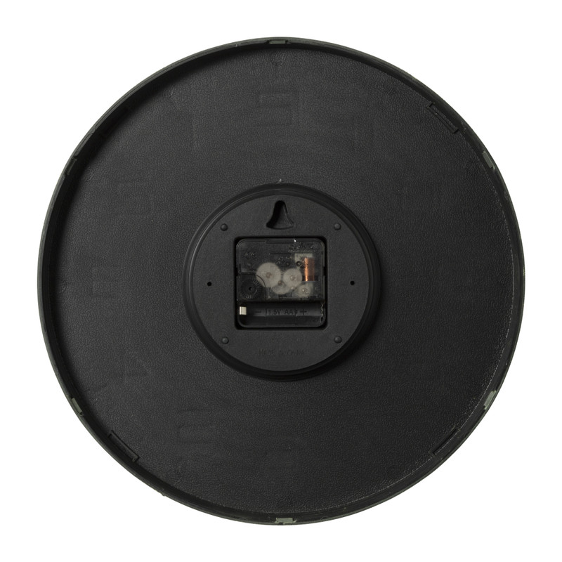 Wandklok Nadya - grijsgroen - ø30x4 cm