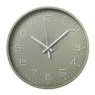 Wandklok Nadya - grijsgroen - ø30x4 cm