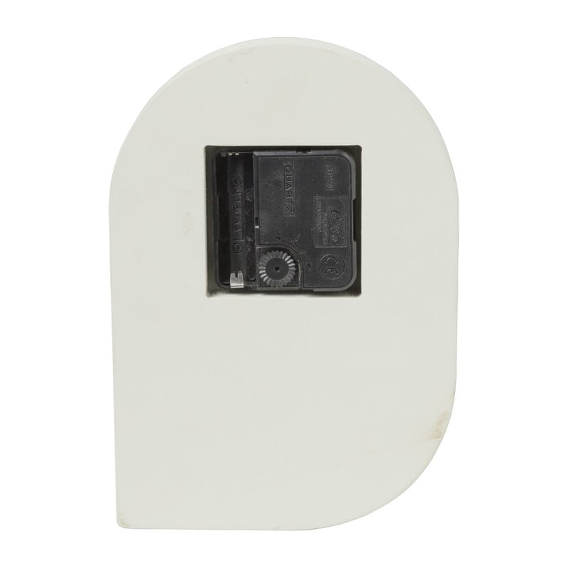 Tafelklok Emma - grijs - 19.5x13.5x3 cm