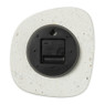 Wandklok Terrazzo - organisch - 22.5x20.5x4 cm