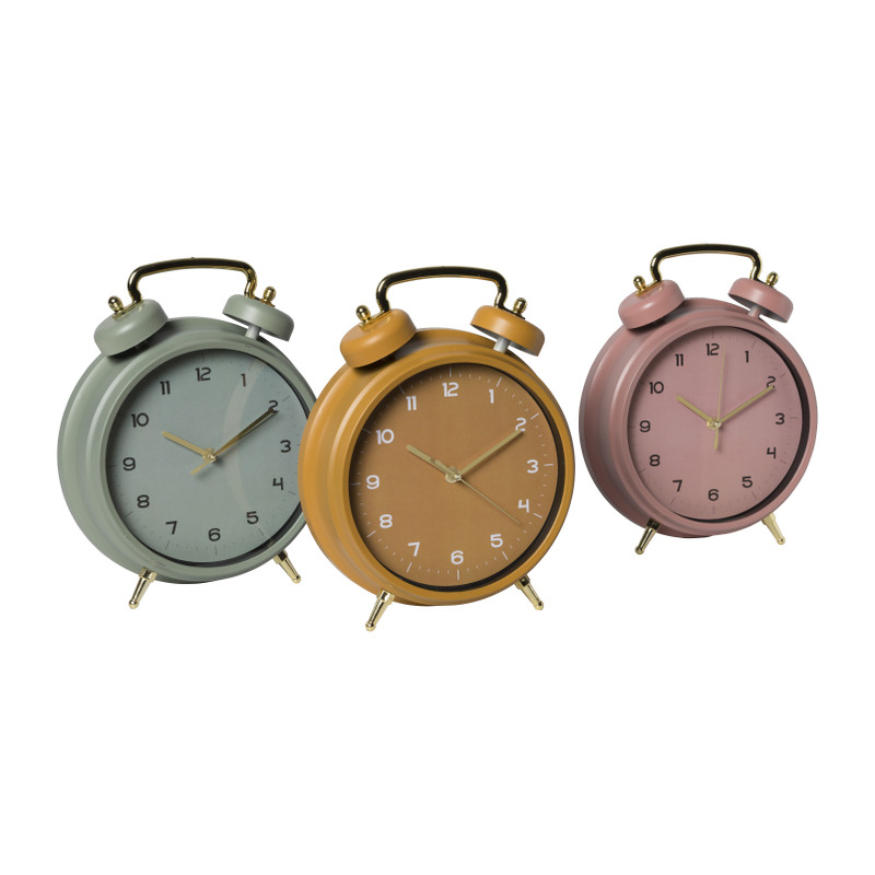 Tafelklok - groen - 30x24x7 cm