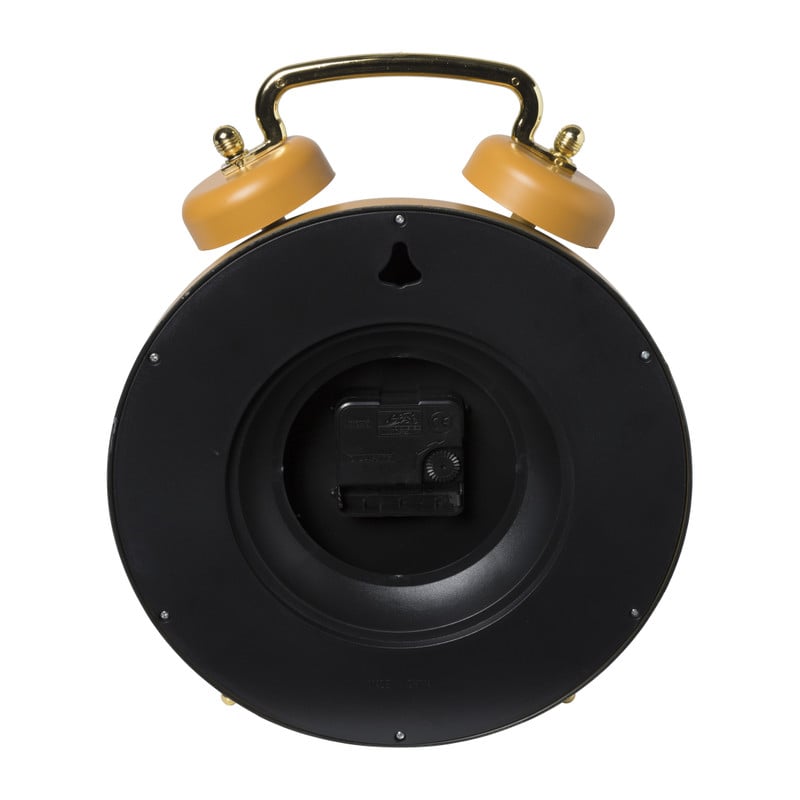 Tafelklok - oker - 30x24x7 cm