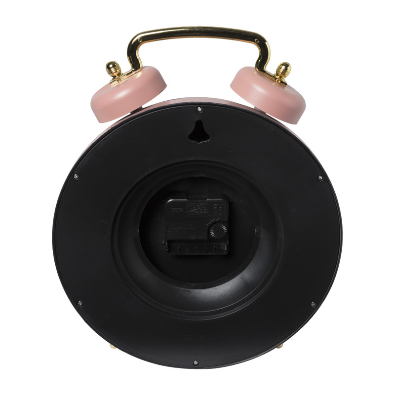 Tafelklok - roze - 30x24x7 cm