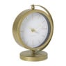 Tafelklok metaal - goud - 20x16x10.5 cm