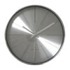 Wandklok - zilver - Ø30.5x4.3 cm