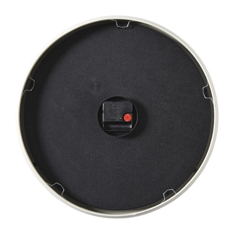 Wandklok - beige - ø37 cm