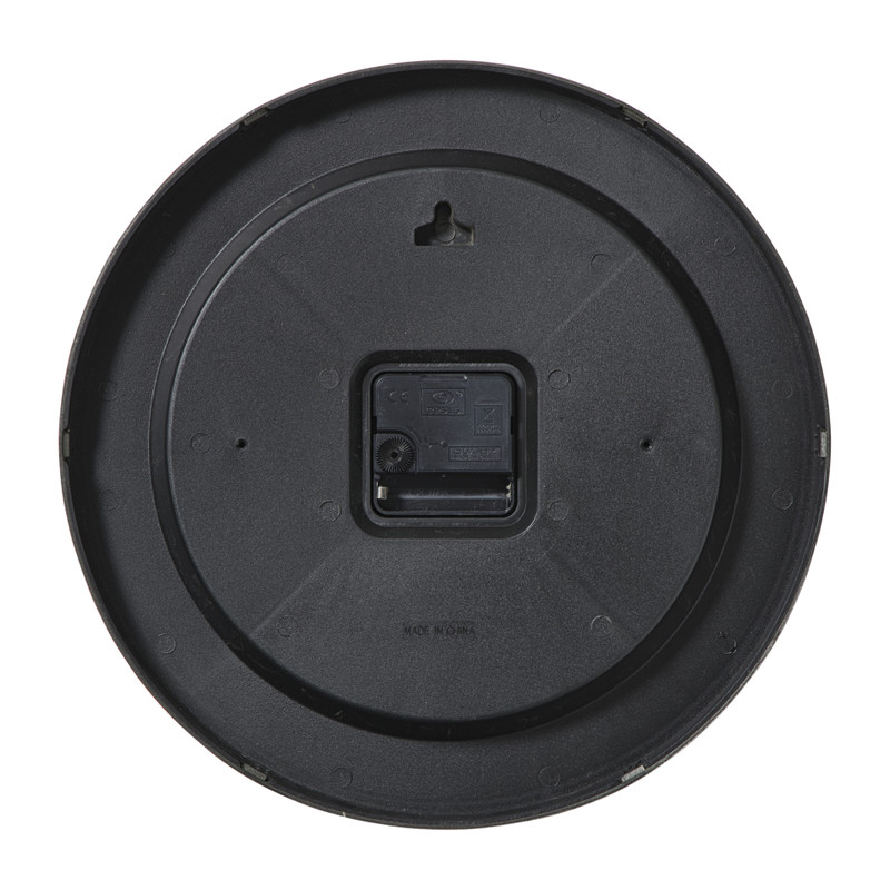 Wandklok luipaard - bruin/goud - ø30 cm