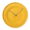 Klok keramiek - geel - ø25x3.5 cm