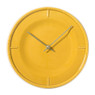 Klok keramiek - geel - ø25x3.5 cm