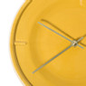 Klok keramiek - geel - ø25x3.5 cm