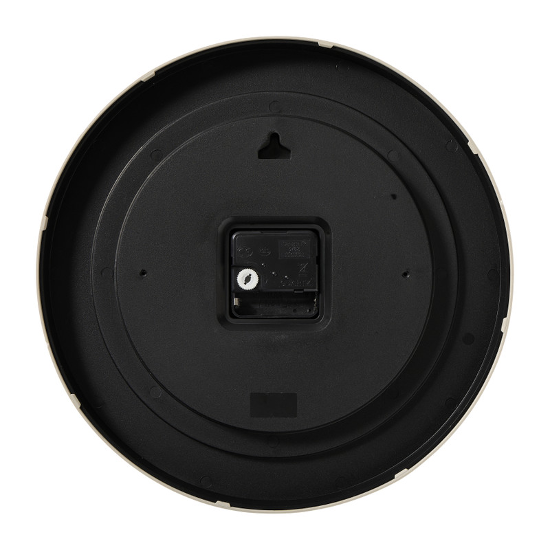 Basic klok - wit - ø30x4 cm