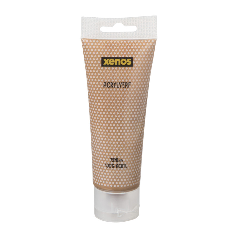 Acrylverf - goudbruin - 75 ml 