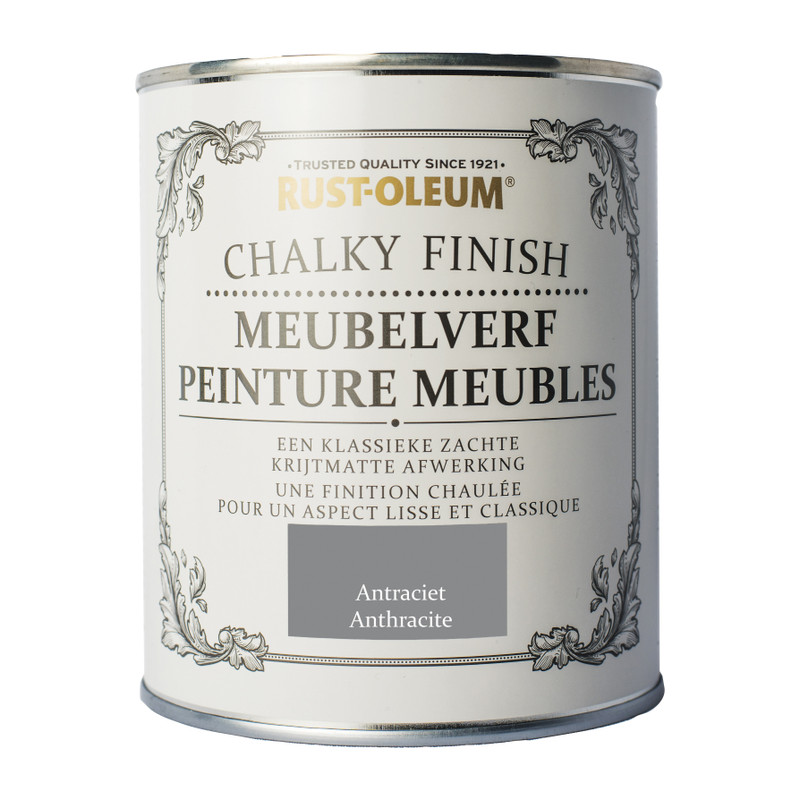 Meubelverf Rust-Oleum - antraciet - 750 ml