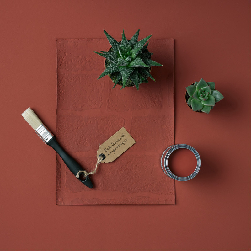 Meubelverf Rust-Oleum - baksteenrood - 125 ml