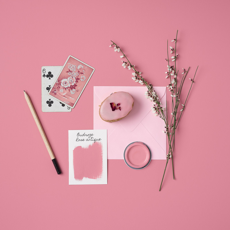 Meubelverf Rust-Oleum - oudroze - 125 ml