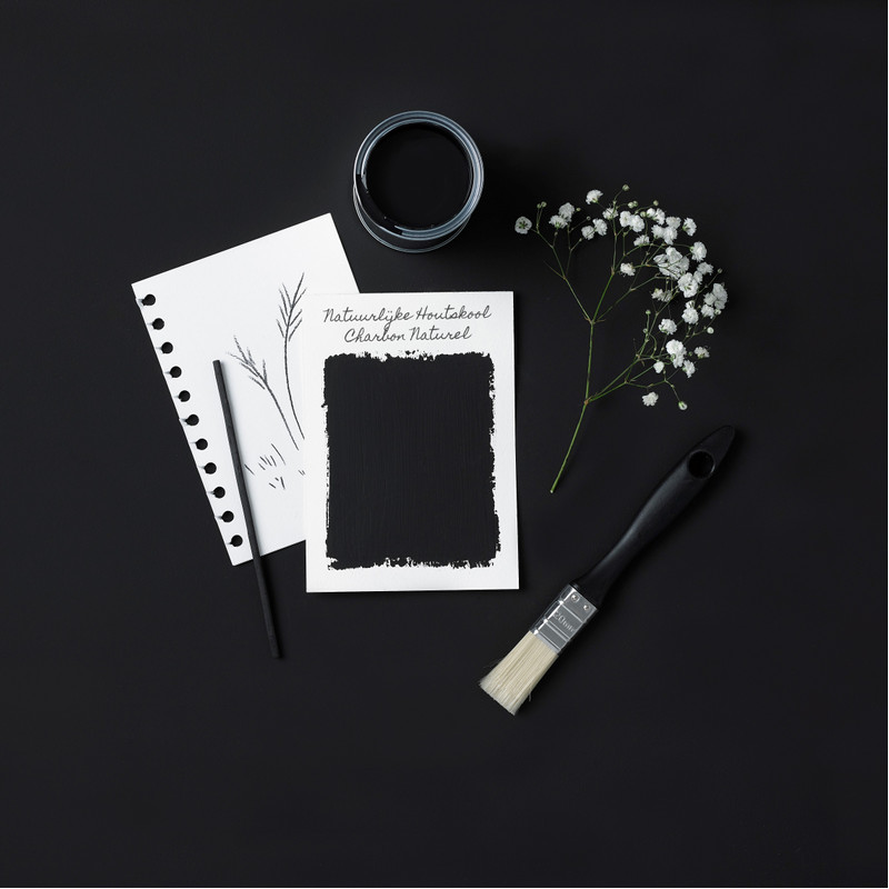 Meubelverf Rust-Oleum - houtskool - 125 ml