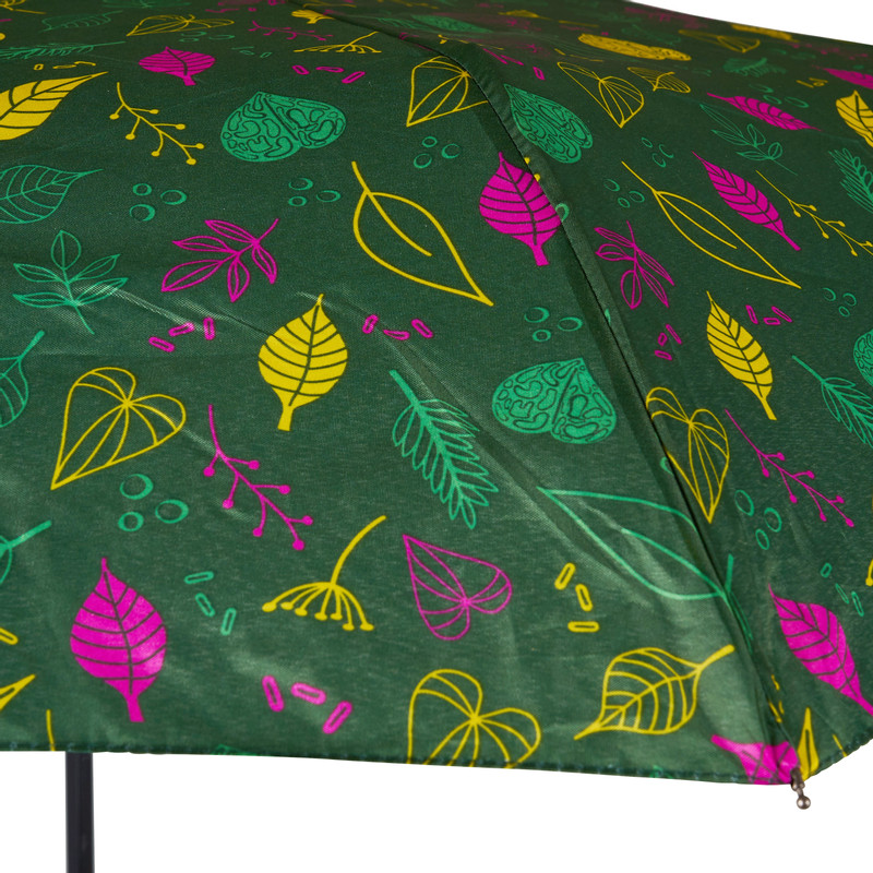 opleggen Hij Bezwaar Paraplu groen met print - opvouwbaar | Xenos