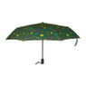 Paraplu groen met print - opvouwbaar