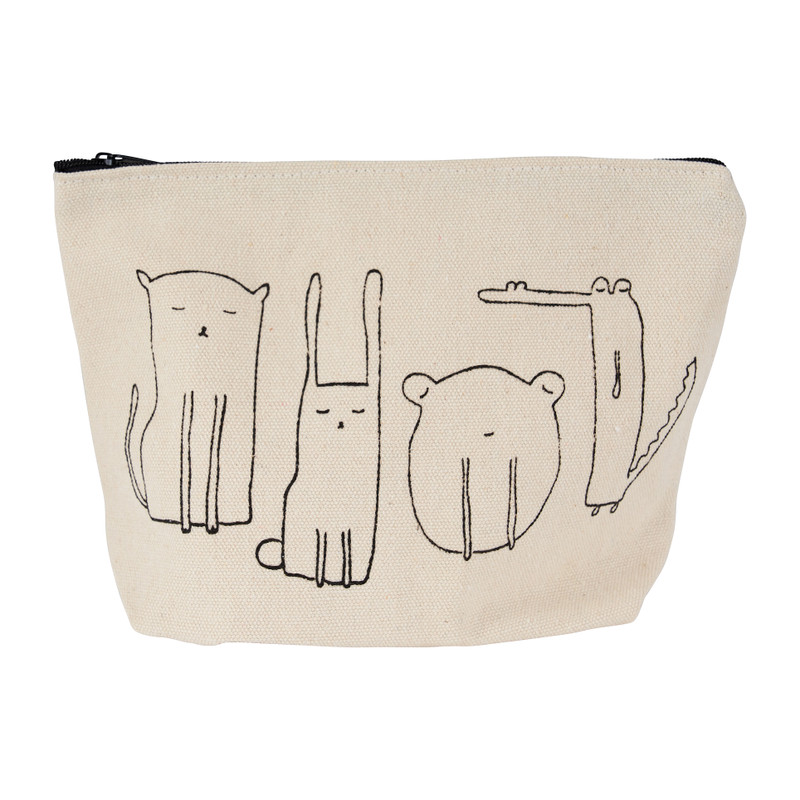 Etui dieren - 21x16 cm