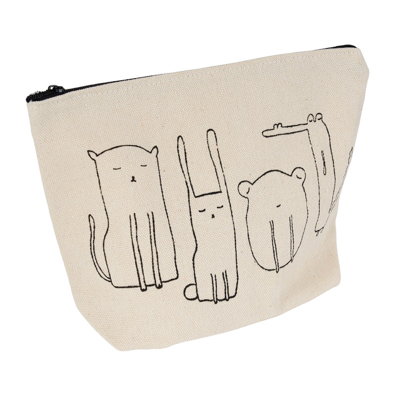 Etui dieren - 21x16 cm