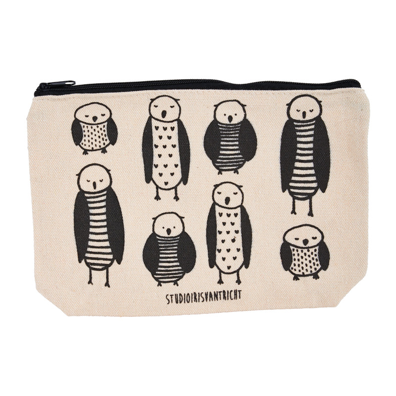 Etui bird family - 22x15 cm