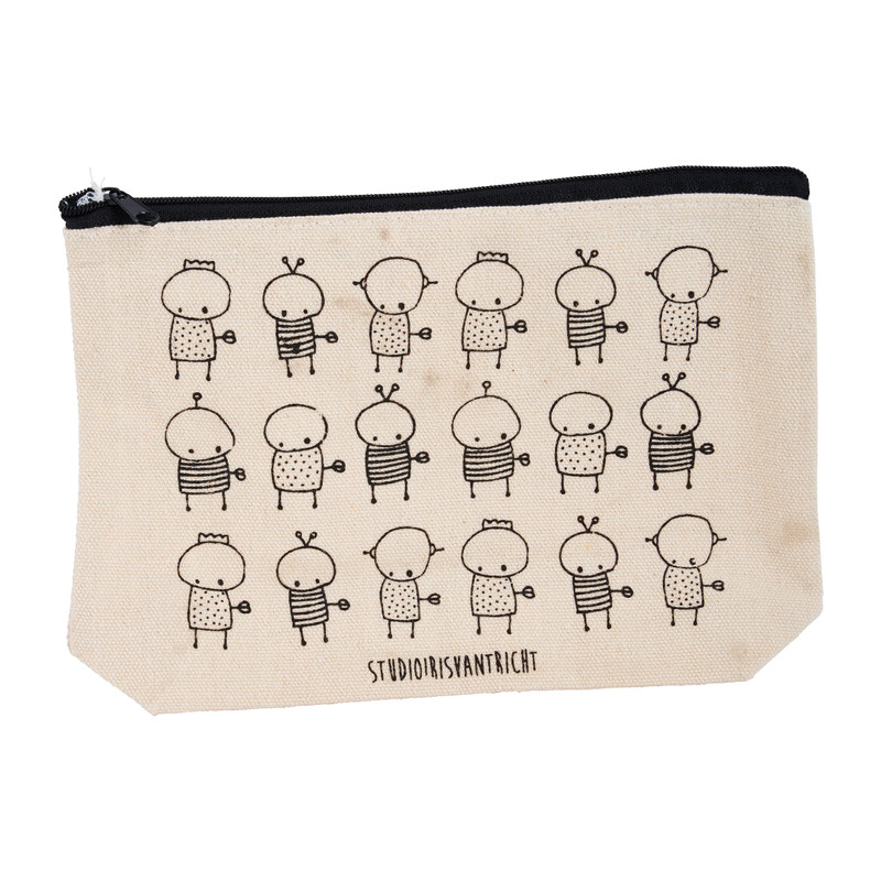 Etui maanmannetjes - 22x15 cm