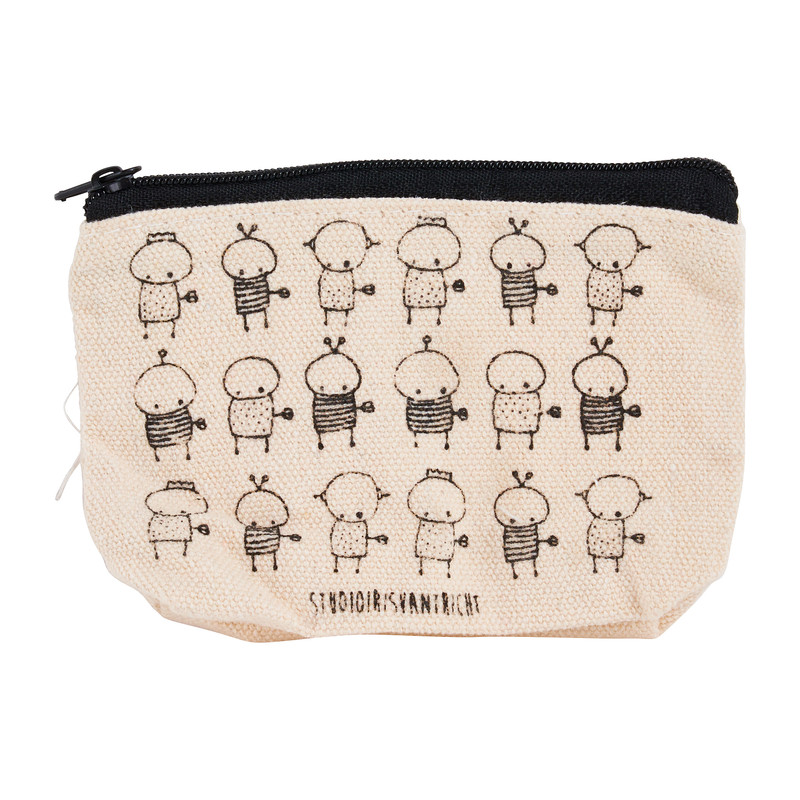 Etui klein maanmannetjes - 12x8 cm