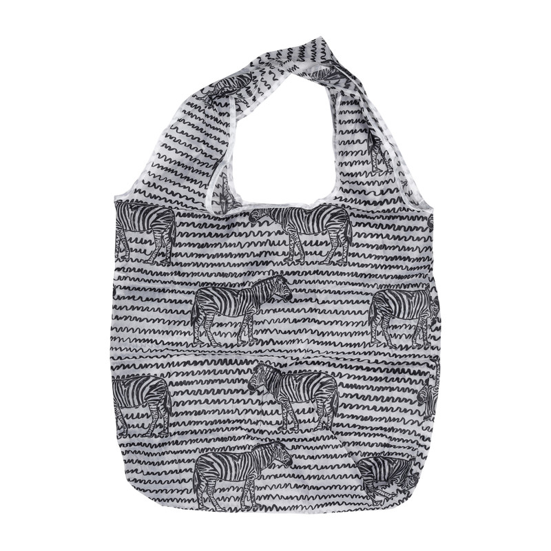 Opvouwbare tas - zebra 