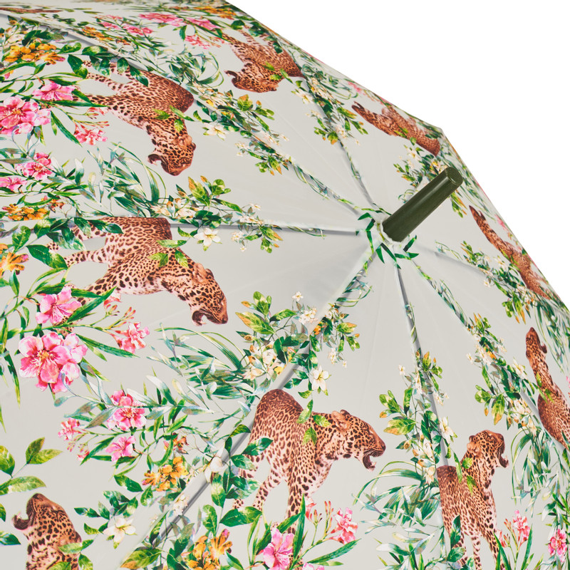 Paraplu transparant luipaard - 81x12 cm