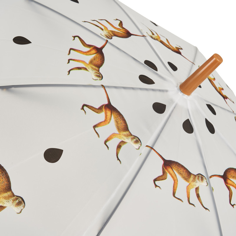 Paraplu transparant aapje - 81x12 cm