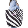 Shopper tas afko - zebra - 55x48x20 cm
