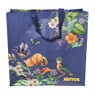 Shopper vogel - donkerblauw - 46x45x17 cm
