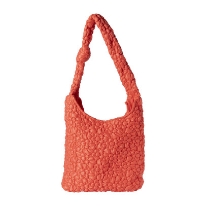 Crossbody tas bloemen - rood - nylon
