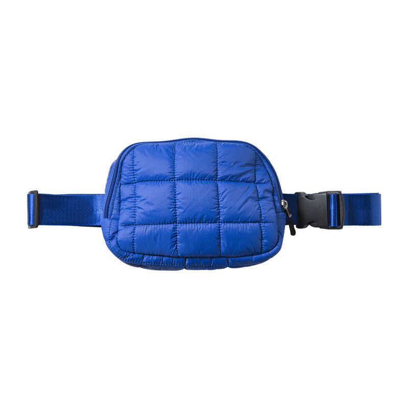 Fanny pack - blauw - 14x18x6 cm  