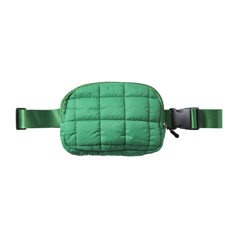 Fanny pack - groen - 14x18x6 cm  