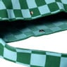 Shopper geblokt - groen/blauw - 45x35 cm
