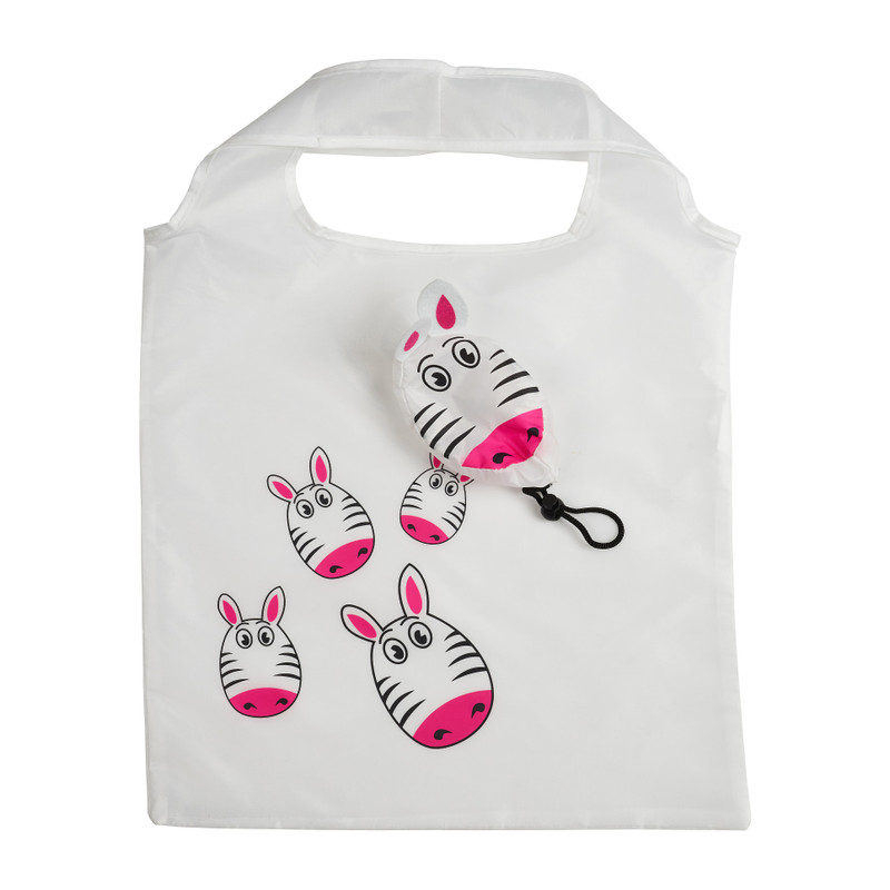 Opvouwbaar tasje - zebra