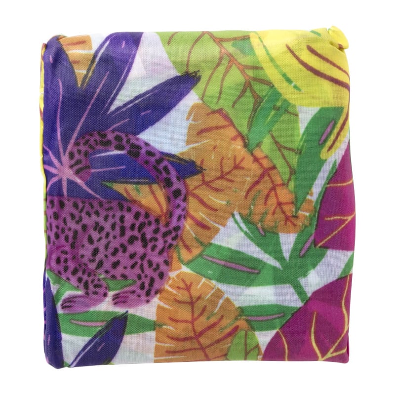 Opvouwbare tas - colorful leopard 