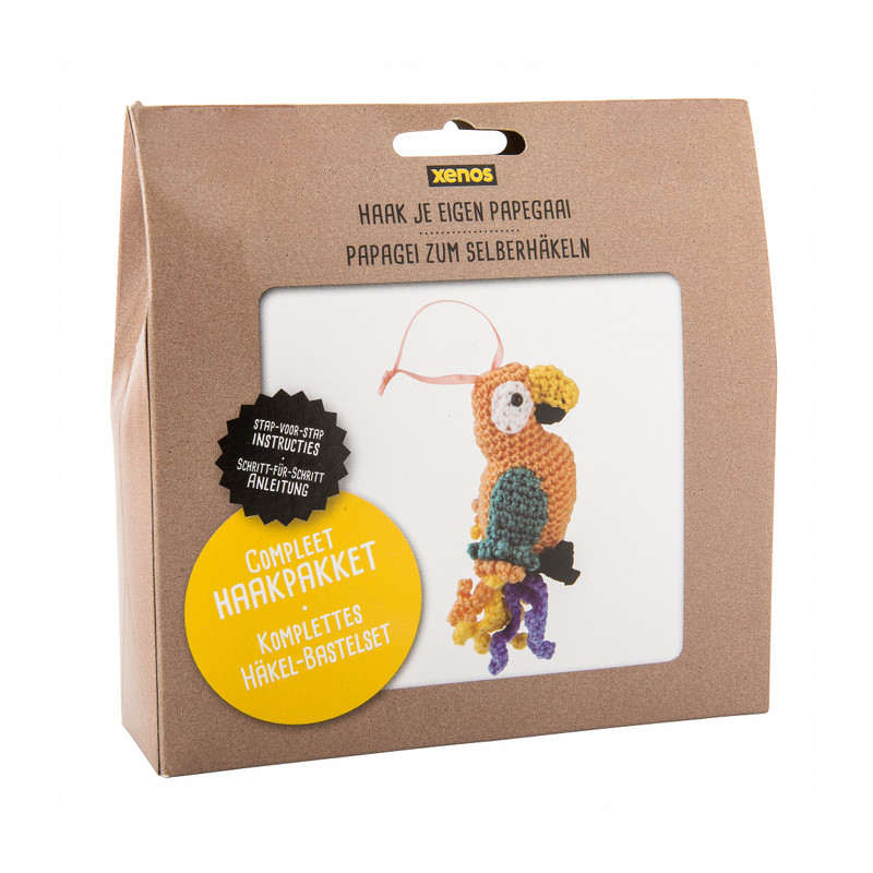 Haakpakket papegaai