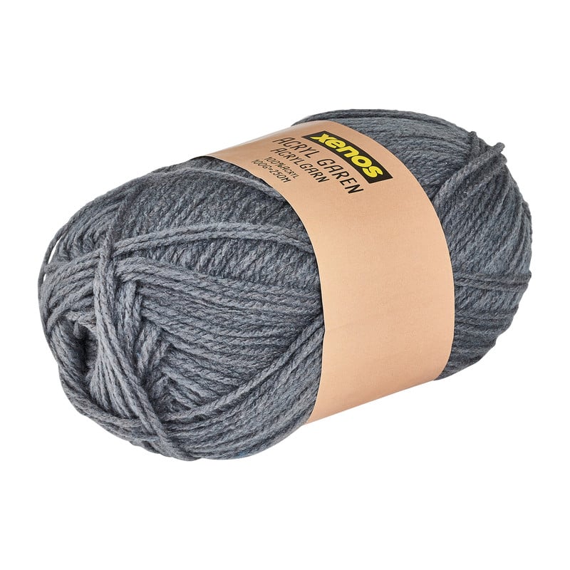 Garen acryl - grijs - 100 gram