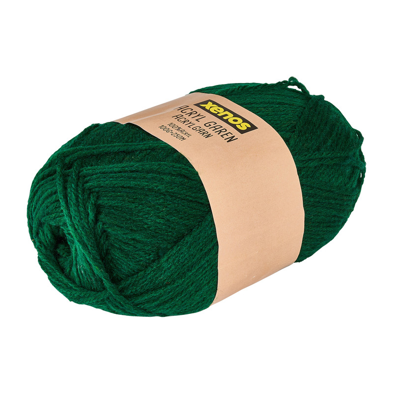 Garen acryl - groen - 100 gram
