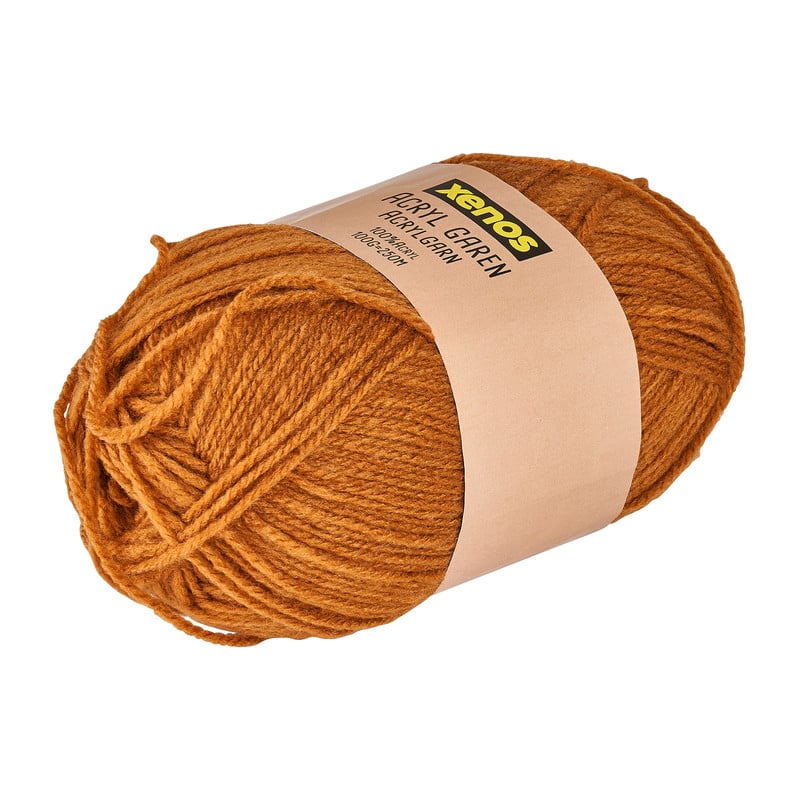 Garen acryl - okergeel - 100 gram