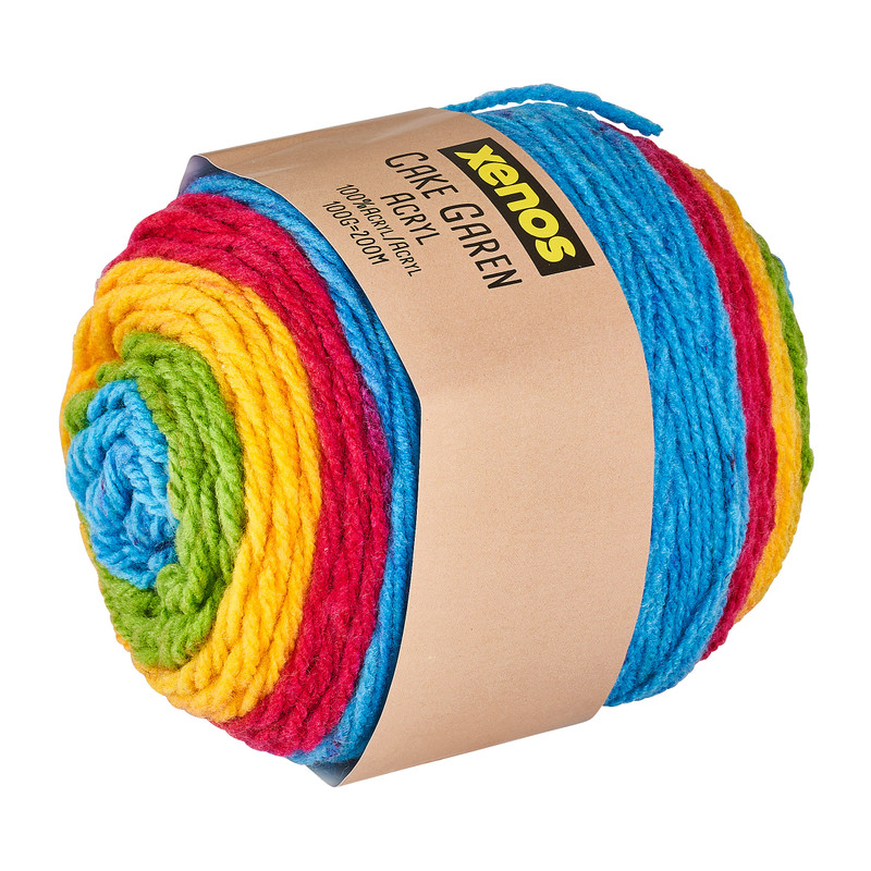 Garen cake - felle kleuren - 100 gram