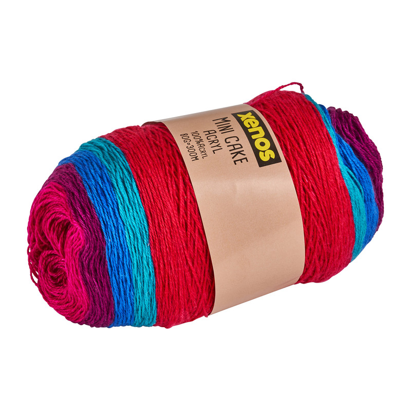 Garen cake - roze/blauw - 80 gram/300 meter