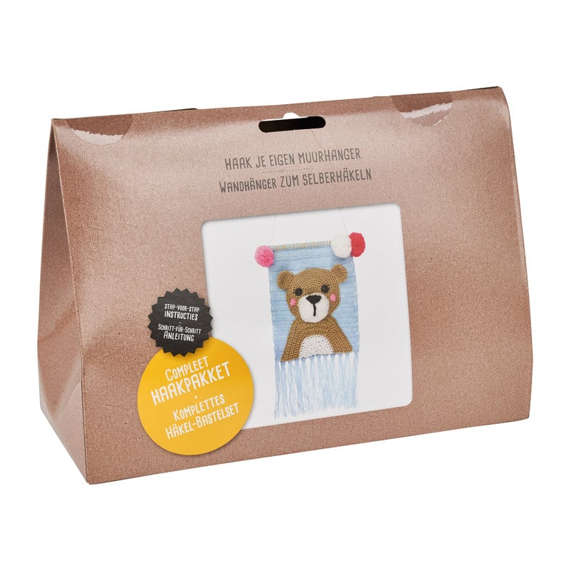 Haakpakket wandhanger beer Xenos