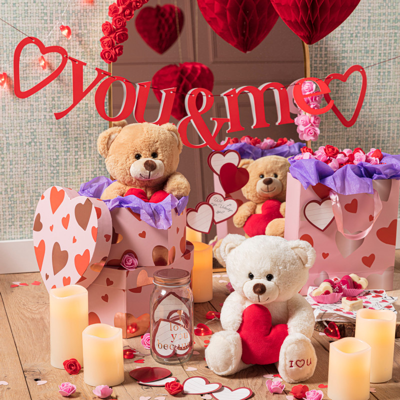 Foam roosjes roze - set van 100