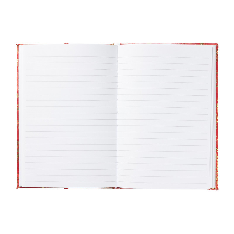 Notitieboekje rood - 14x21 cm 