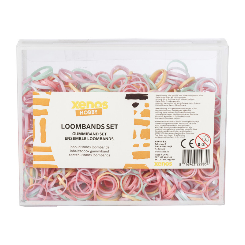 Loombands set - multikleur - 3.1x13.1x10.3 cm