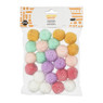Pompoms mix - 24 stuks - 18x12x3 cm