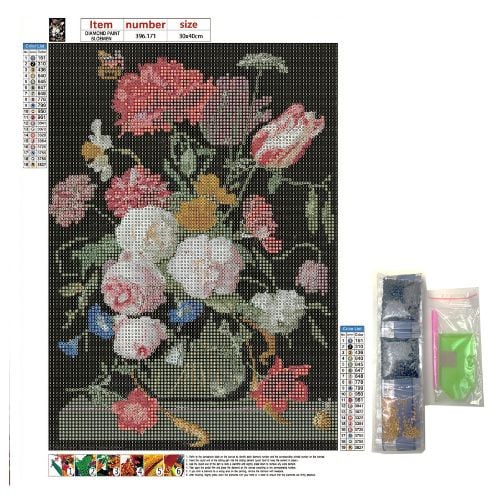 Diamond paint - bloem - 40x30 cm